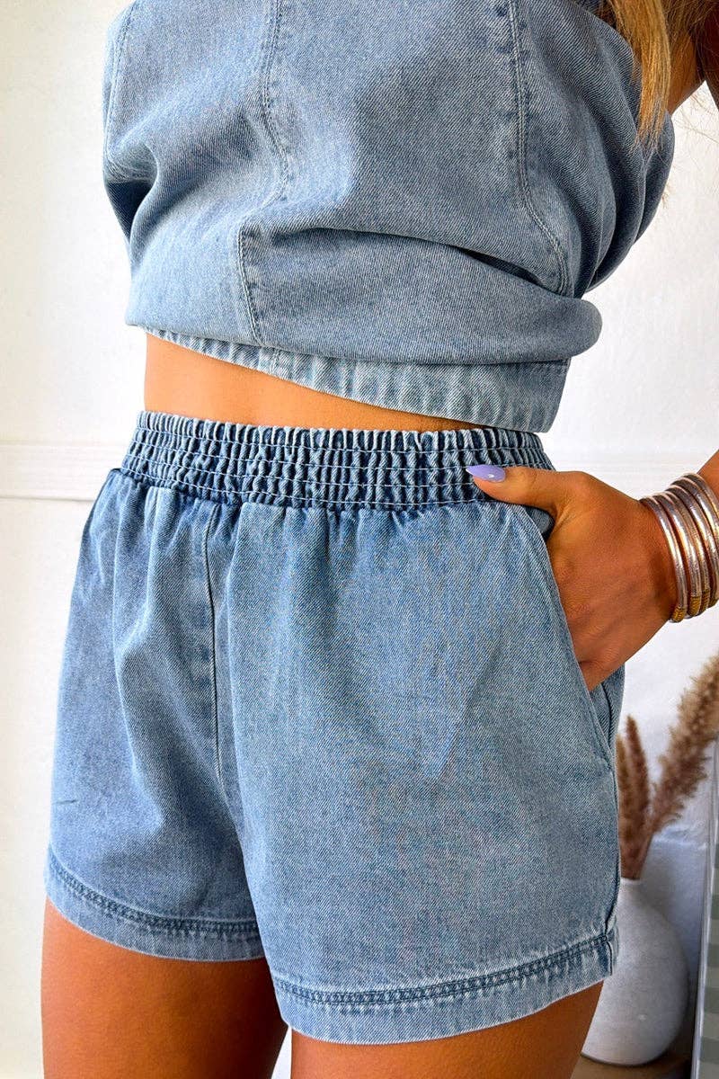Flowy Denim Swing Set